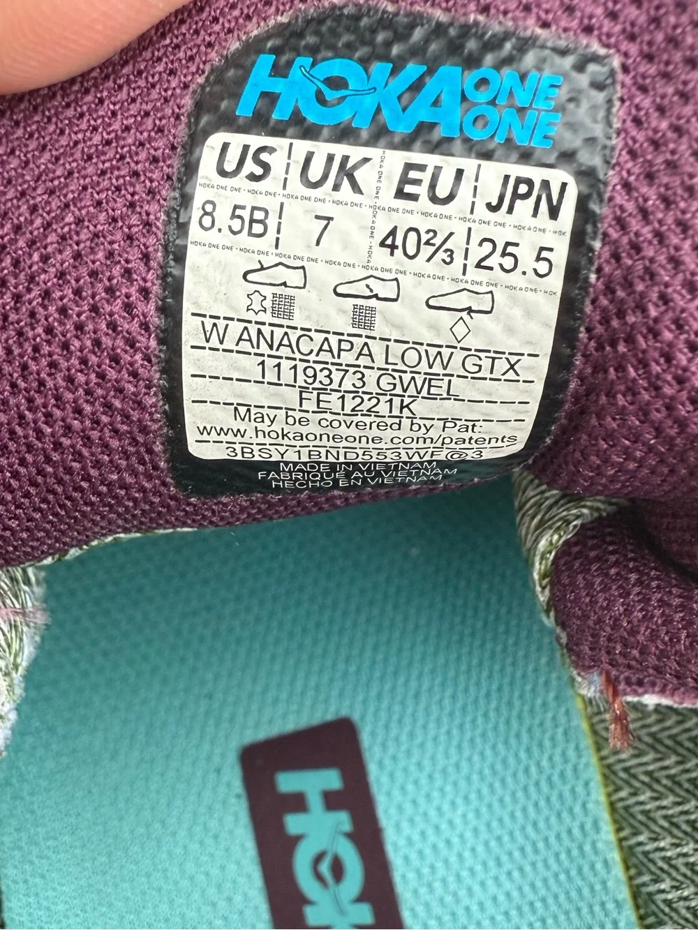 Hoka One One Anacapa Low GTX  shoes